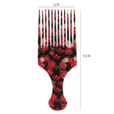 anti-static-carbon-floral-hairdressing-afro-comb-pick-2
