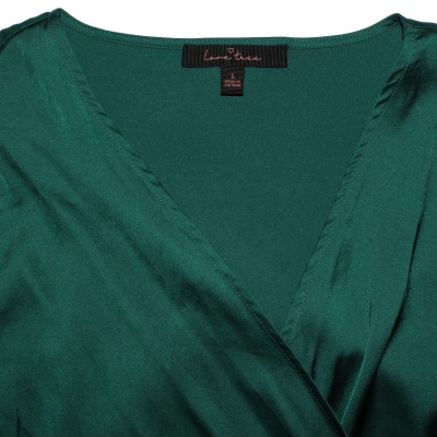 love-tree-satin-wrap-peplum-elastic-waist-green-blouse-top-3