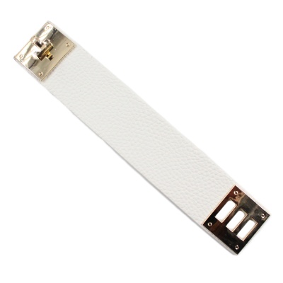 turnlock-twistlock-wide-cuff-gold-clasp-faux-leather-white-bracelet-2
